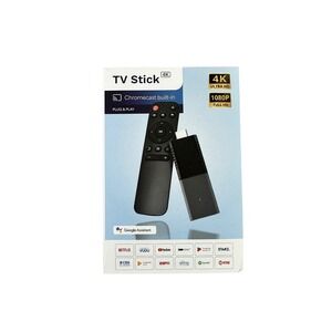 4K TV Stick Chromecast Built In Android TV 8GB 12GB Storage Bluetooth Remote